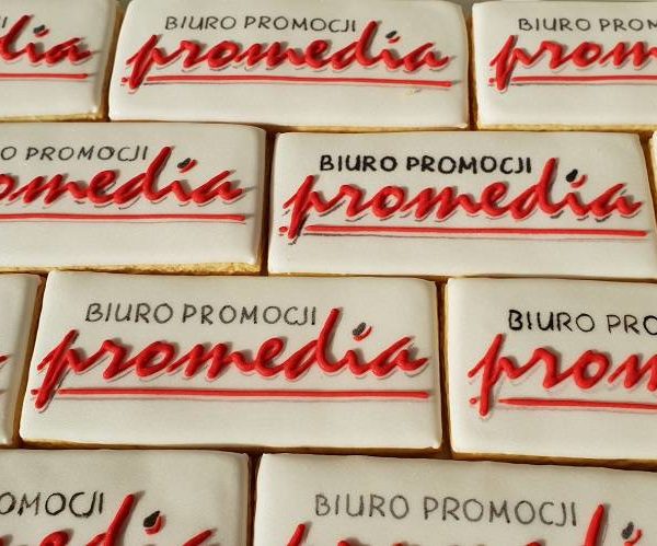ciastka reklamowe, Lukrowane pierniczki z logo firmy, ciasteczka ciastka dla firm, Promedia - Basia sweets