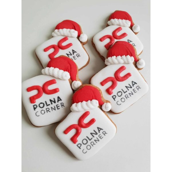 Ciastka reklamowe, Lukrowane pierniczki z logo, pierniczki bożonarodzeniowe dla firm, pierniki dla firm - Basia sweets